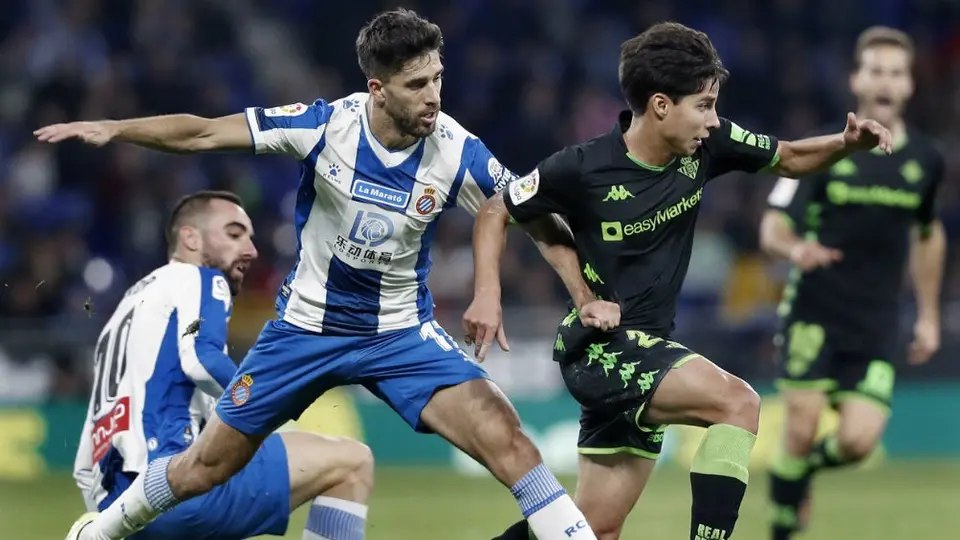 Sin Guardado y con Lainez más de media hora, Betis empató ante Espanyol