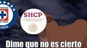 Diviértete con los mejores memes que arrojó las cuentas congeladas de Cruz Azul