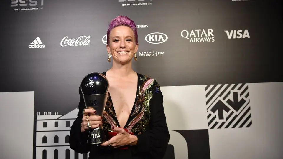Megan Rapinoe se lleva el The Best en una noche laureada para el futbol femenino