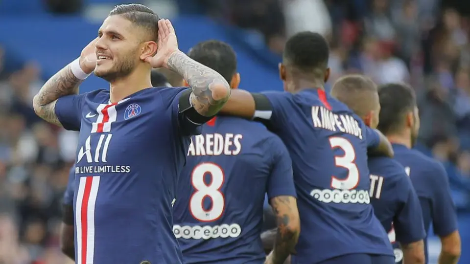 Mauro Icardi se estrenó como goleador del PSG en la Ligue 1
