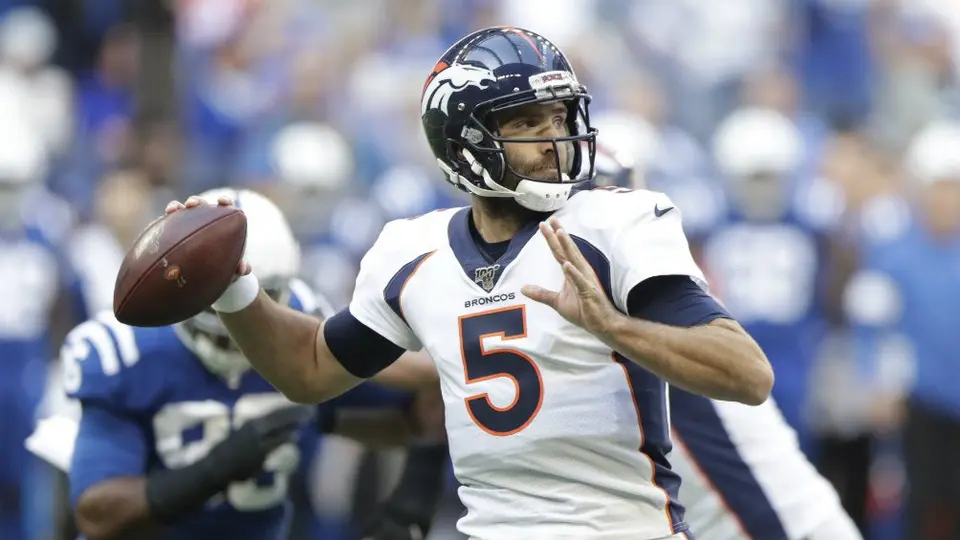 Joe Flacco, baja de Denver por lesión en el cuello