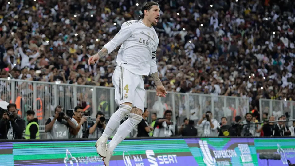 Sergio Ramos volvió a los entrenamientos con el Real Madrid