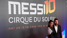 Messi asistió al estreno mundial de su espectáculo de Cirque du Soleil