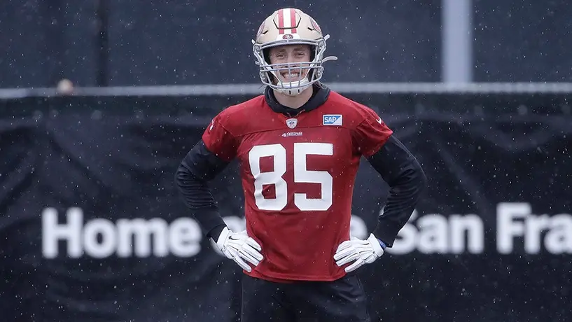 George Kittle afirmó que su tobillo está fabuloso y jugará vs Packers