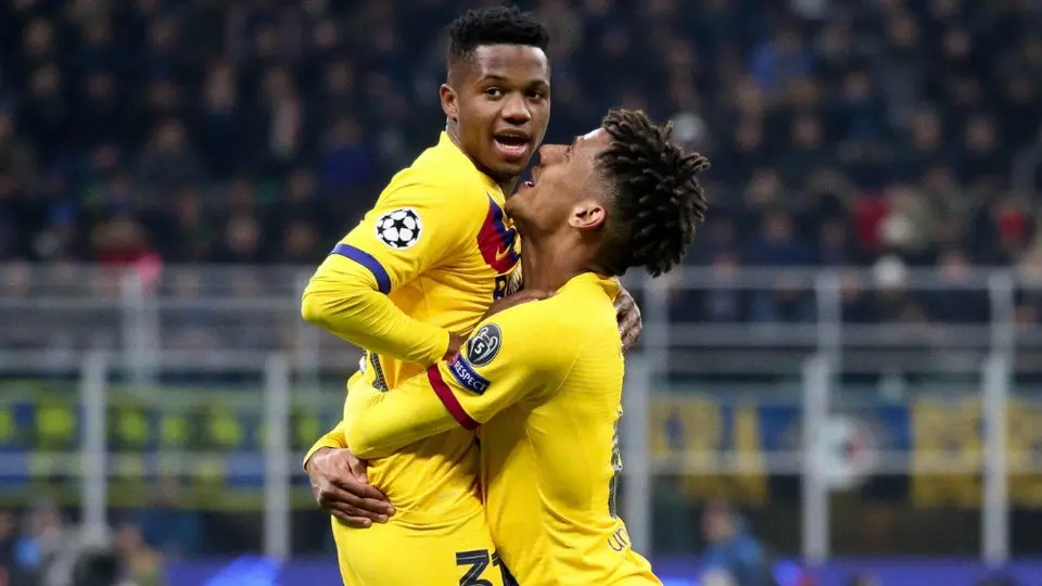 Ansu Fati, el jugador más joven en anotar en la historia de la Champions