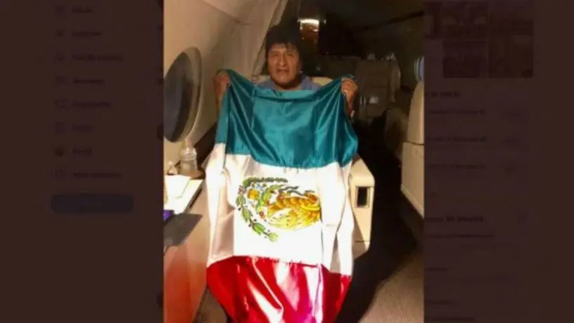 Evo Morales ya viaja rumbo a México