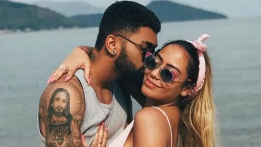 Rafaella y Gabigol en un lago | INSTAGRAM:@RAFAELLA