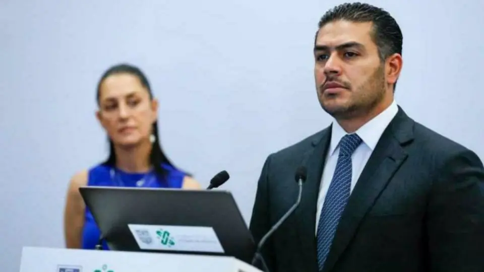 Omar García Harfuch: El Secretario de Seguridad capitalina recibió la visita de Claudia Sheinbaum