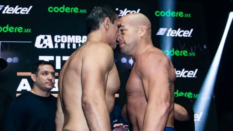 El Patrón y Ortiz se dieron de empujones previo a su función en Combate Américas