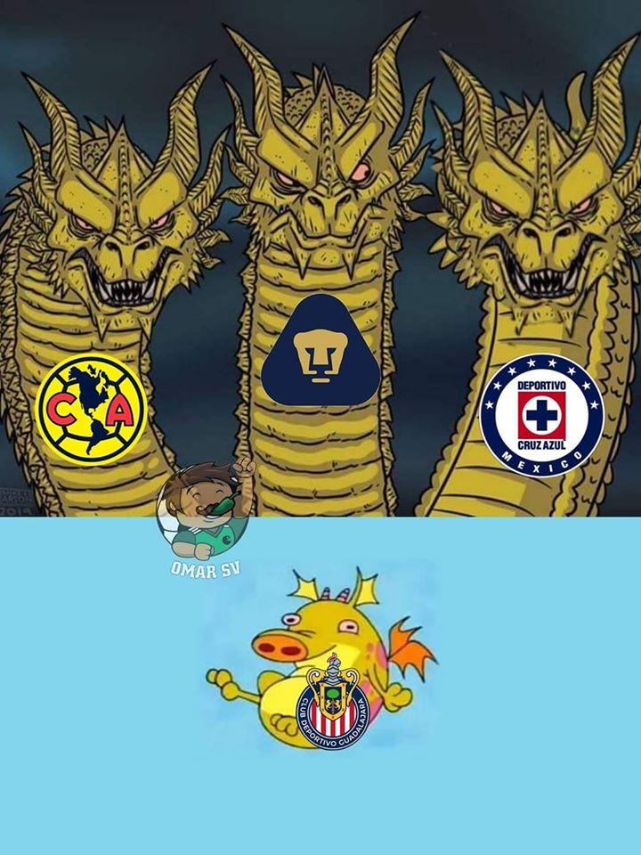 Los memes no perdonaron la derrota de las Chivas contra Cruz Azul