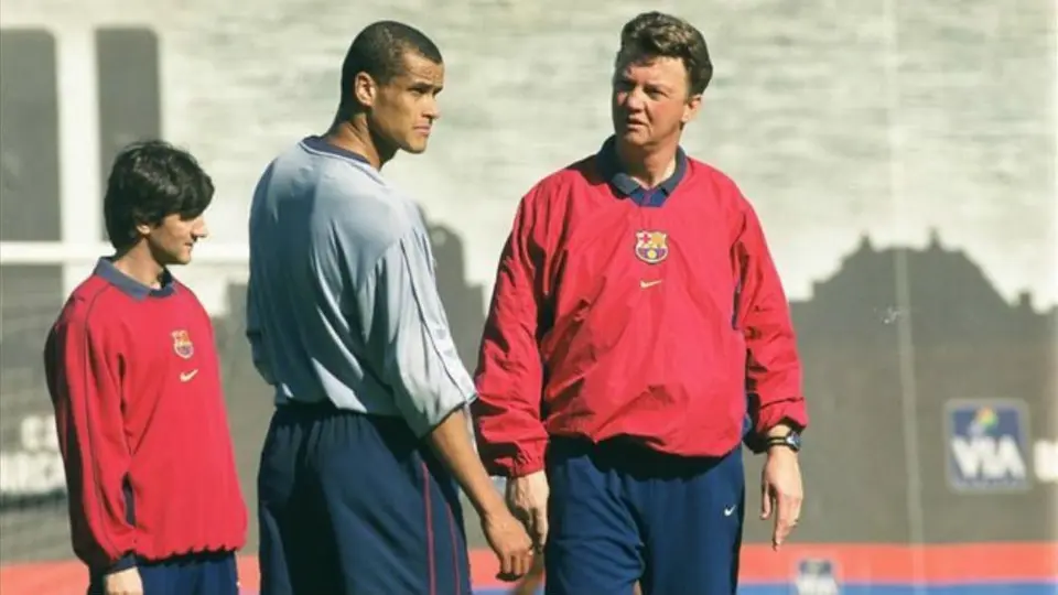 Louis Van Gaal reveló cómo se rompió su relación con Rivaldo en Barcelona