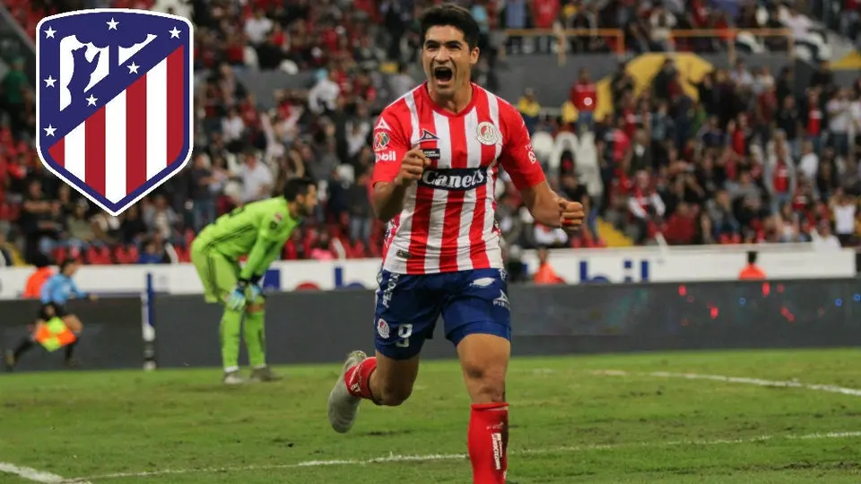 Nicolás Ibañez dejaría al San Luis para regresar al Atlético de Madrid