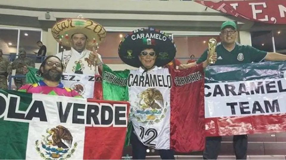 Caramelo, fiel aficionado del Tri, viajó Brasil-Panamá-Brasil para apoyar a las dos Selecciones Mexicanas