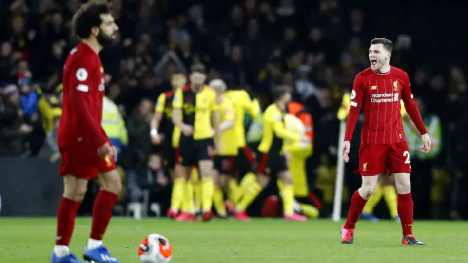 Watford derrotó sorpresivamente al Liverpool y le corta racha invicta