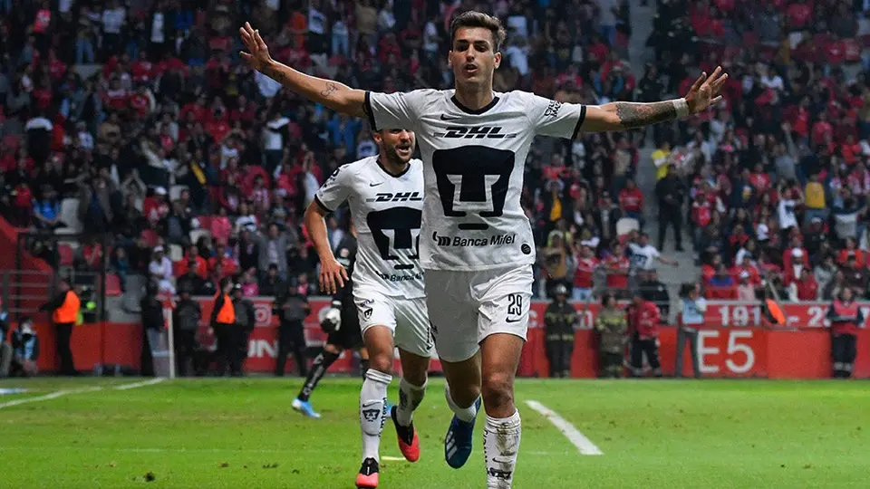 Pumas: Dinenno es el goleador más efectivo del Clausura 2020