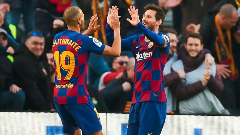 Braithwaite: 'Si el futbol es una religión, Messi sería Dios'