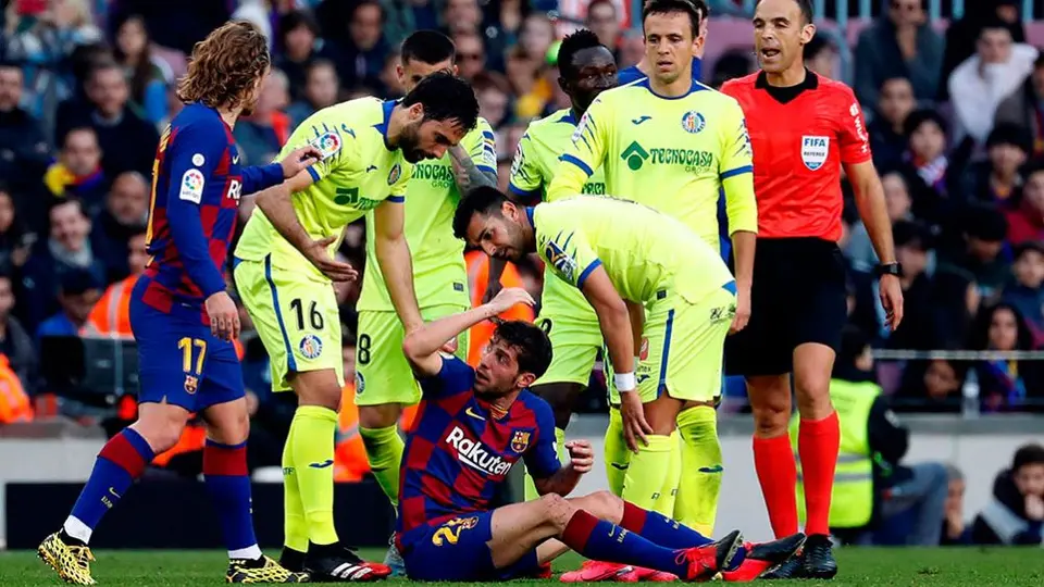 Sergio Roberto, baja hasta un mes con Barcelona por lesión muscular