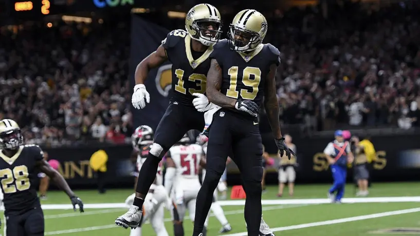 Teddy Bridgewater y Michael Thomas enfilaron la victoria de los Saints sobre Buccaneers