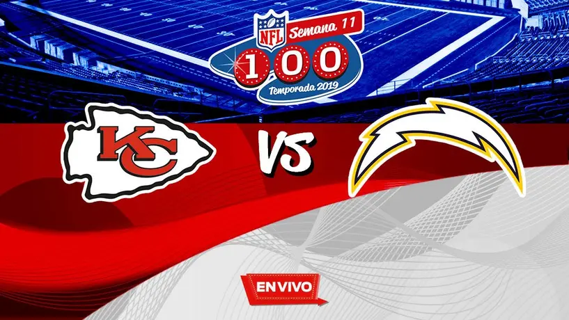 Kansas City Chiefs vs Los Angeles Chargers NFL en vivo y en directo Semana 11 Monday Night Football México