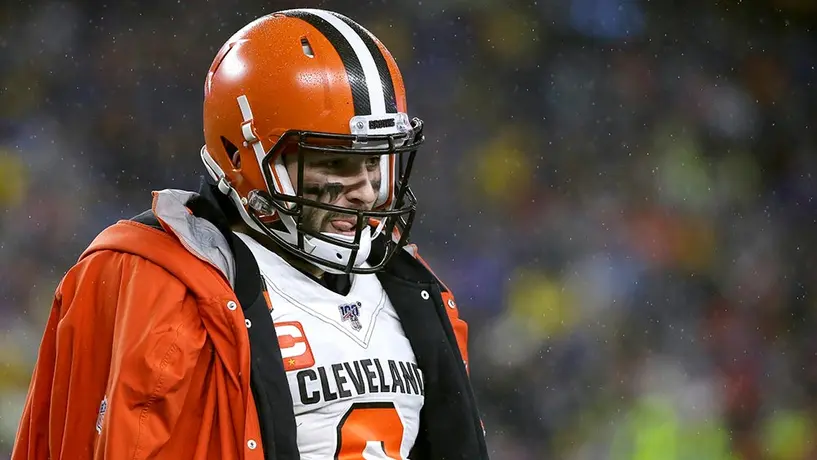 Baker Mayfield explotó y abandonó conferencia de prensa