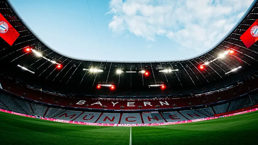 Vista del estadio del Bayern Munich | TWITTER @Bundesliga_DE