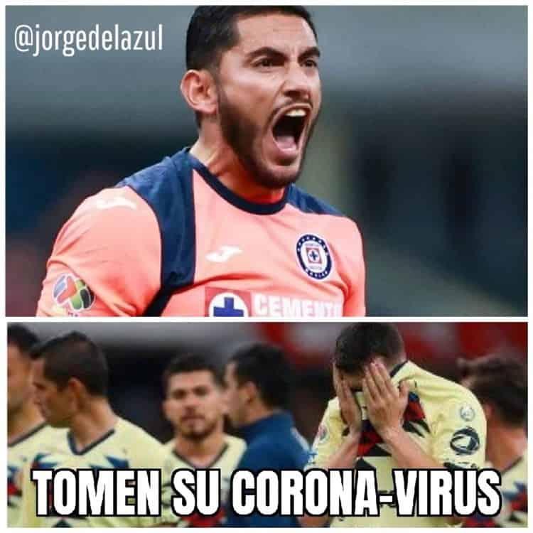 Memes tras la victoria de Cruz Azul sobre América en Clásico Joven
