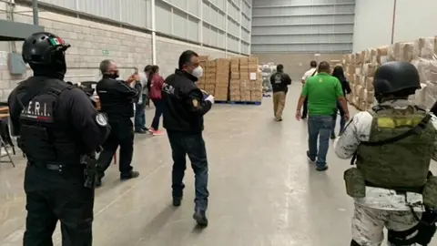 Agentes del Edomex recuperaron cubrebocas N95 valuados en 60 millones de pesos