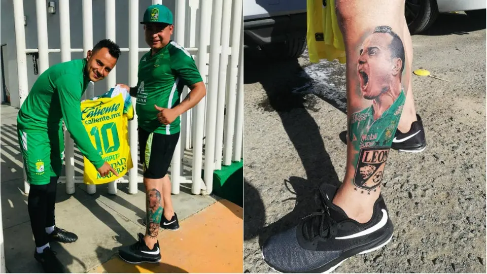 Luis 'Chapo' Montes conoció al aficionado que se tatuó su rostro