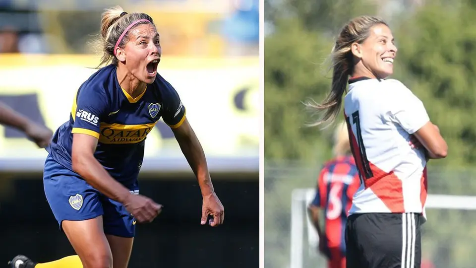 Jugadora de Boca con pasado en River celebró goleada en Clásico Femenil