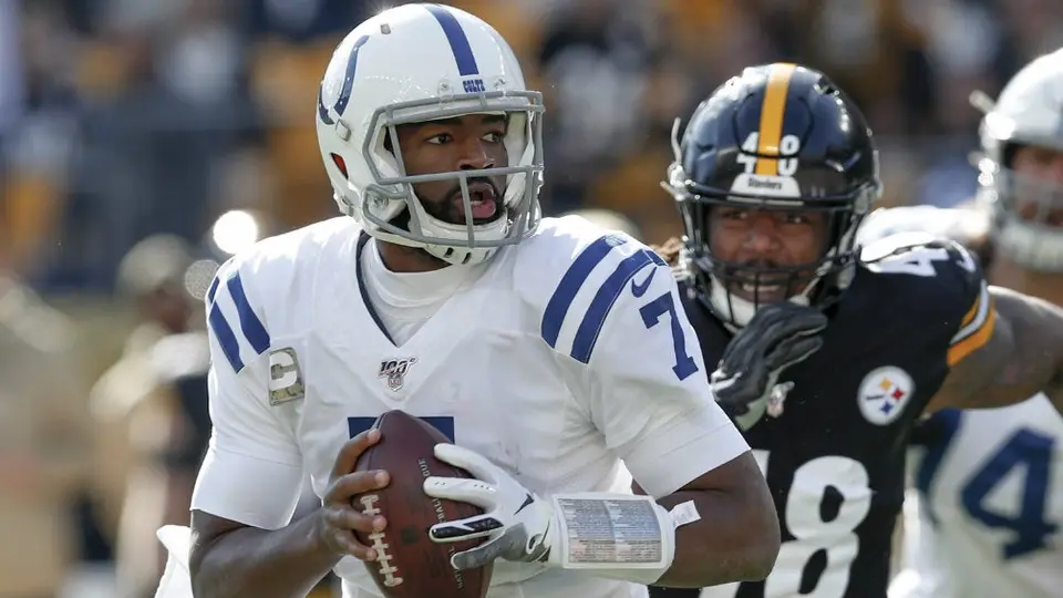 Jacoby Brissett salió lesionado de la rodilla en derrota de los Colts