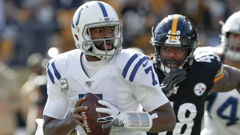 Jacoby Brissett salió lesionado de la rodilla en derrota de los Colts