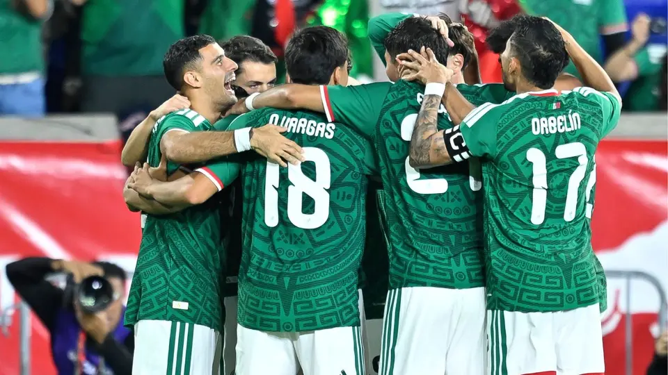 Jugadores de la Selección Mexicana en festejo | IMAGO 7