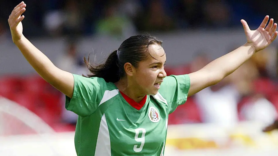 Charlyn Corral celebrando una anotación en el Pre Mundial Femenil FIFA 2006 | MEXSPORT