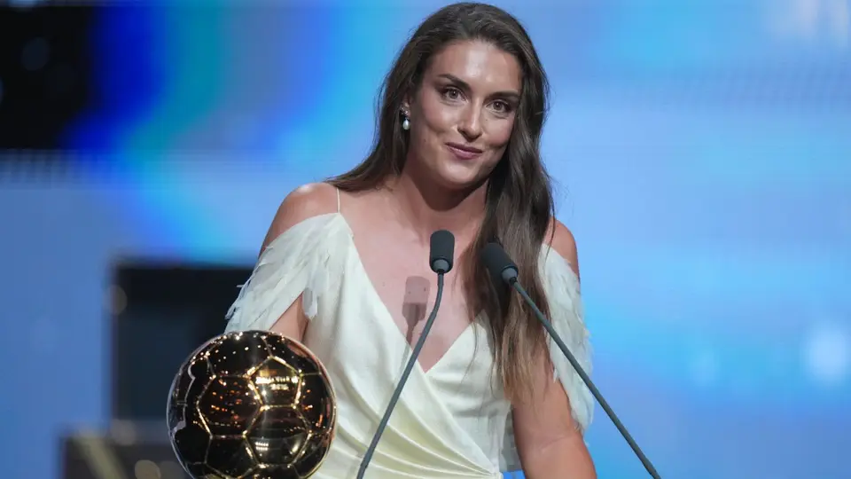 Alexia Putellas en la entrega del Balón de Oro 2026 | AP
