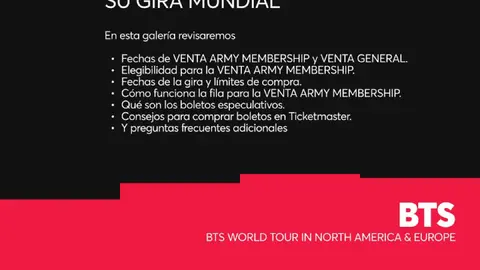 Ticketmaster desde un principio explicó la venta de boletos de BTS / Especial