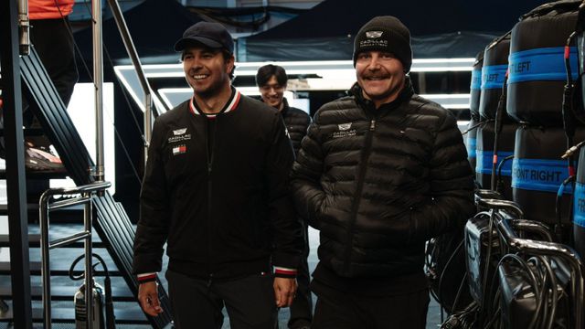 Checo Pérez y Valtteri Bottas comenzaron con las pruebas con Cadillac