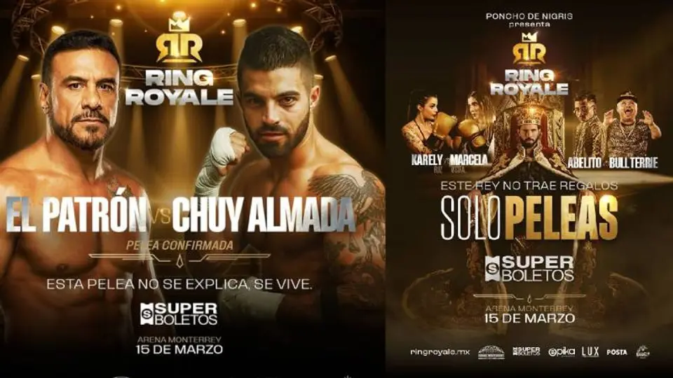 El Ring Royale se llevará a cabo el próximo 15 de marzo en la Arena Monterrey/IG: @ringroyalefights
