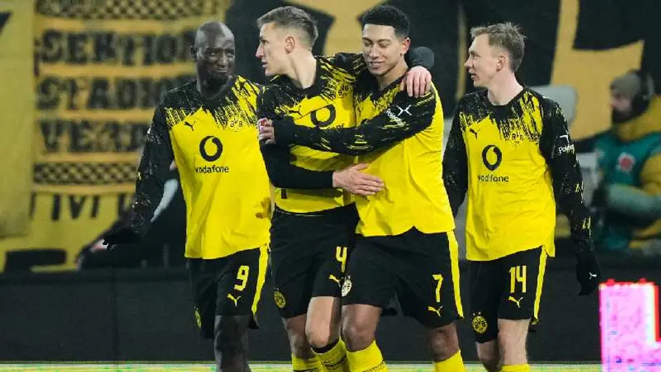Dortmund celebrando gol l AP