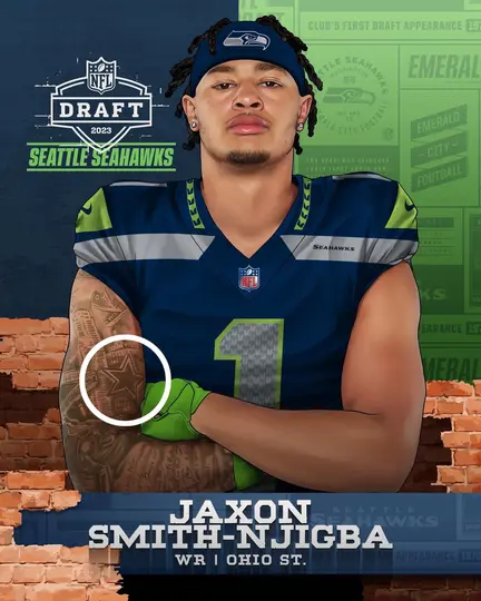 Su tatuaje se llevó los reflectores | X @NFL