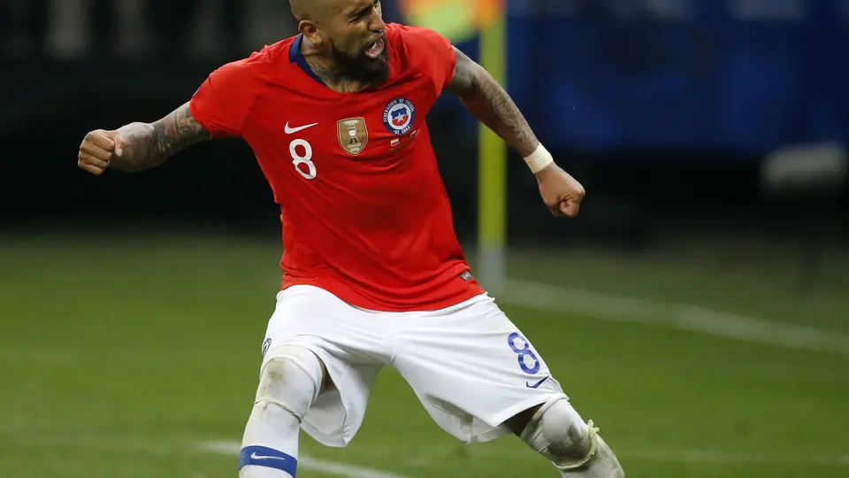 Vidal festejando con su selección | MexSport
