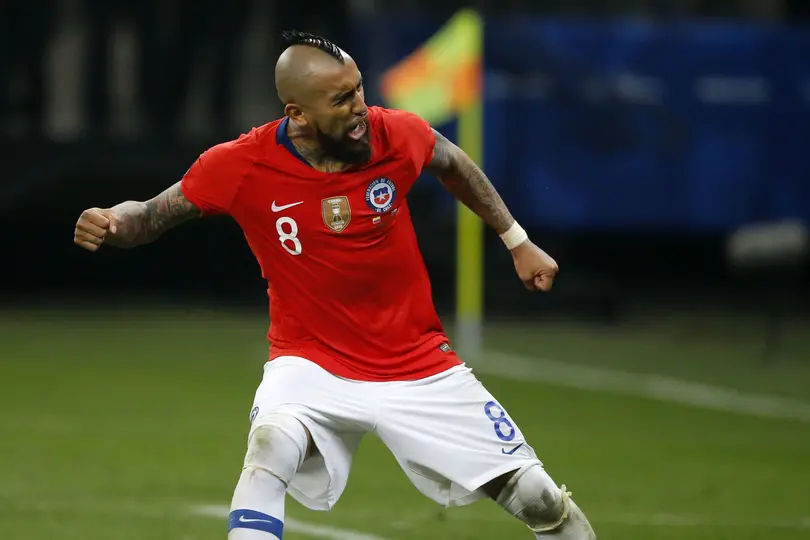 Vidal festejando con su selección | MexSport