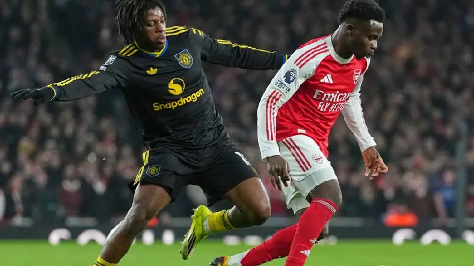 Partido del Manchester United vs Arsenal l AP