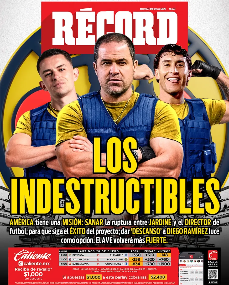 Portada RÉCORD 27 de Enero de 2026