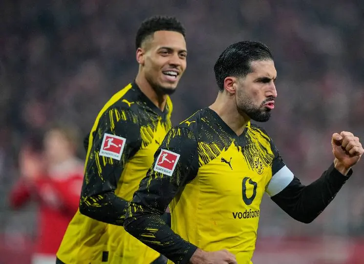 Jugadores del Dortmund celebrando l AP