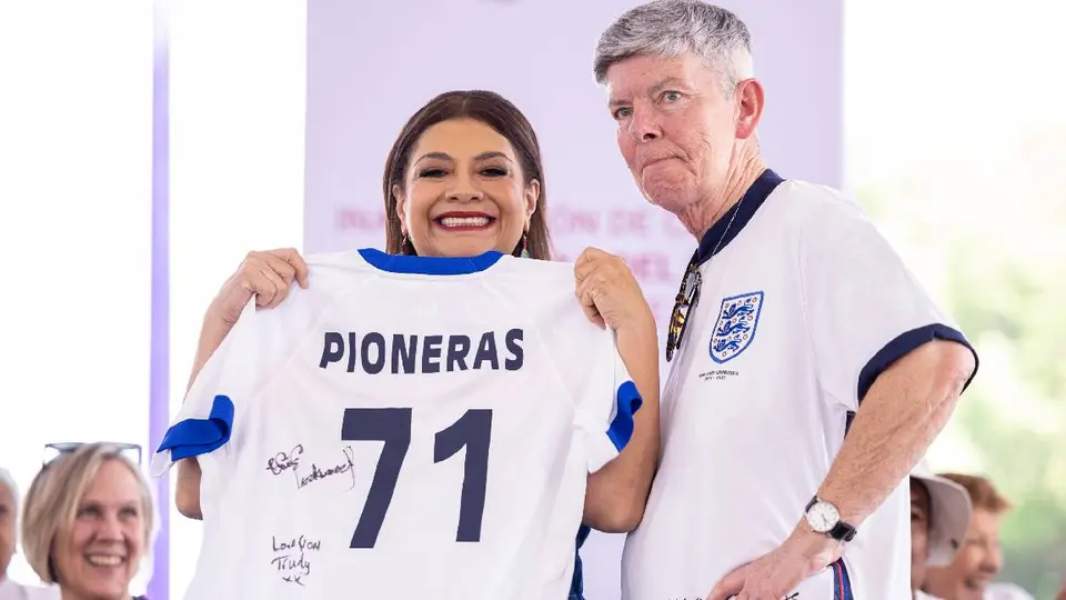 La Jefa de Gobierno Clara Brugada encabezó la reinauguración de estas canchas/Gobierno CDMX
