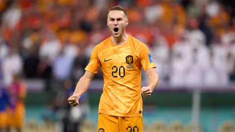 Teun Koopmeiners festejando en el Mundial de Qatar 2022 | MexSport