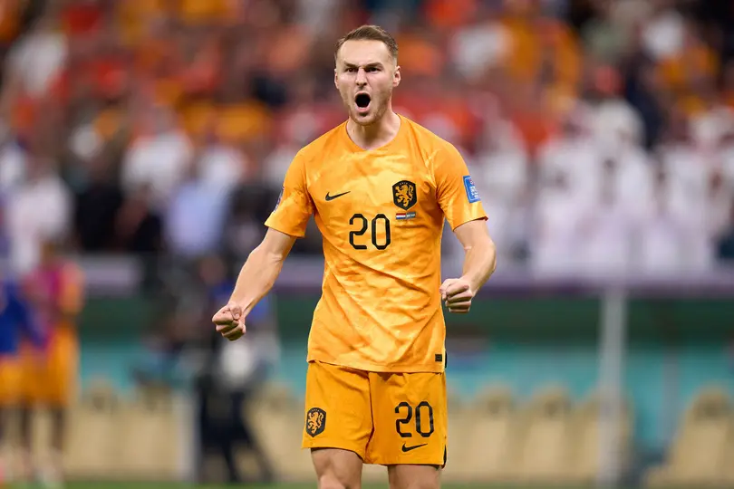 Teun Koopmeiners festejando en el Mundial de Qatar 2022 | MexSport
