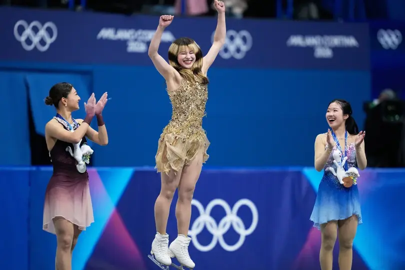 Alysa Liu tras conseguir el oro | AP