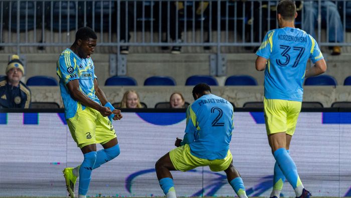 Geiner Martínez en celebración en la Copa de Campeones Concacaf | MEXSPORT