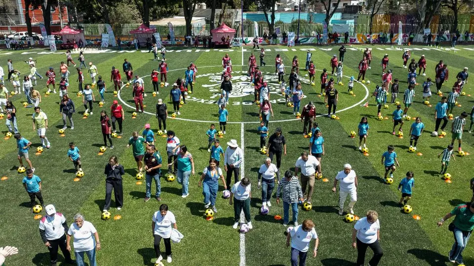 El objetivo es fomentar el deporte y llevar un poco de Mundial a todas las personas/Gobierno CDMX
